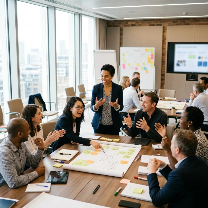 AI Generated Formation pratique et interactive en petit groupe